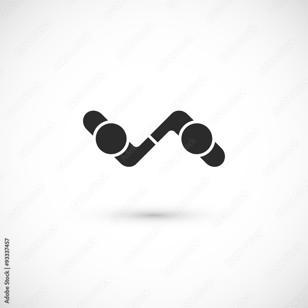 Handshake abstract logo vector design template Handshake abstract logo vector design template