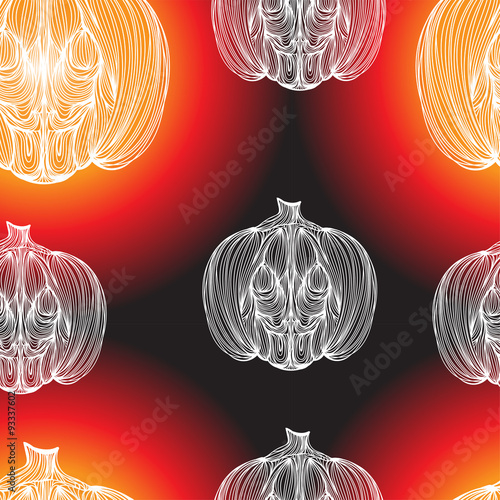 Wallpaper colorful pumpkin