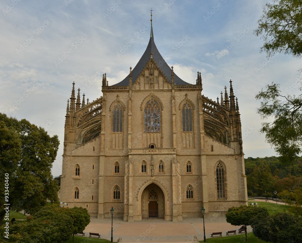 St.Barbara Church in Kutna Hora, Czech republic