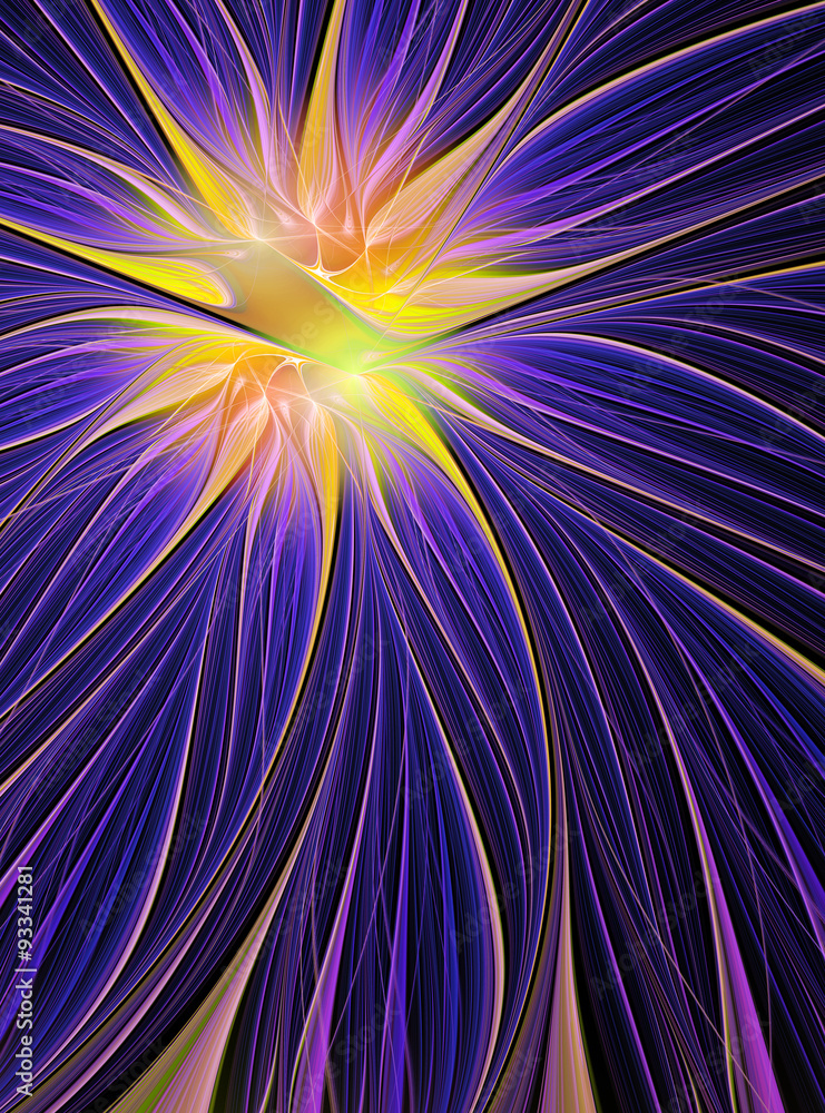 Obraz premium Abstract fractal background for creative design