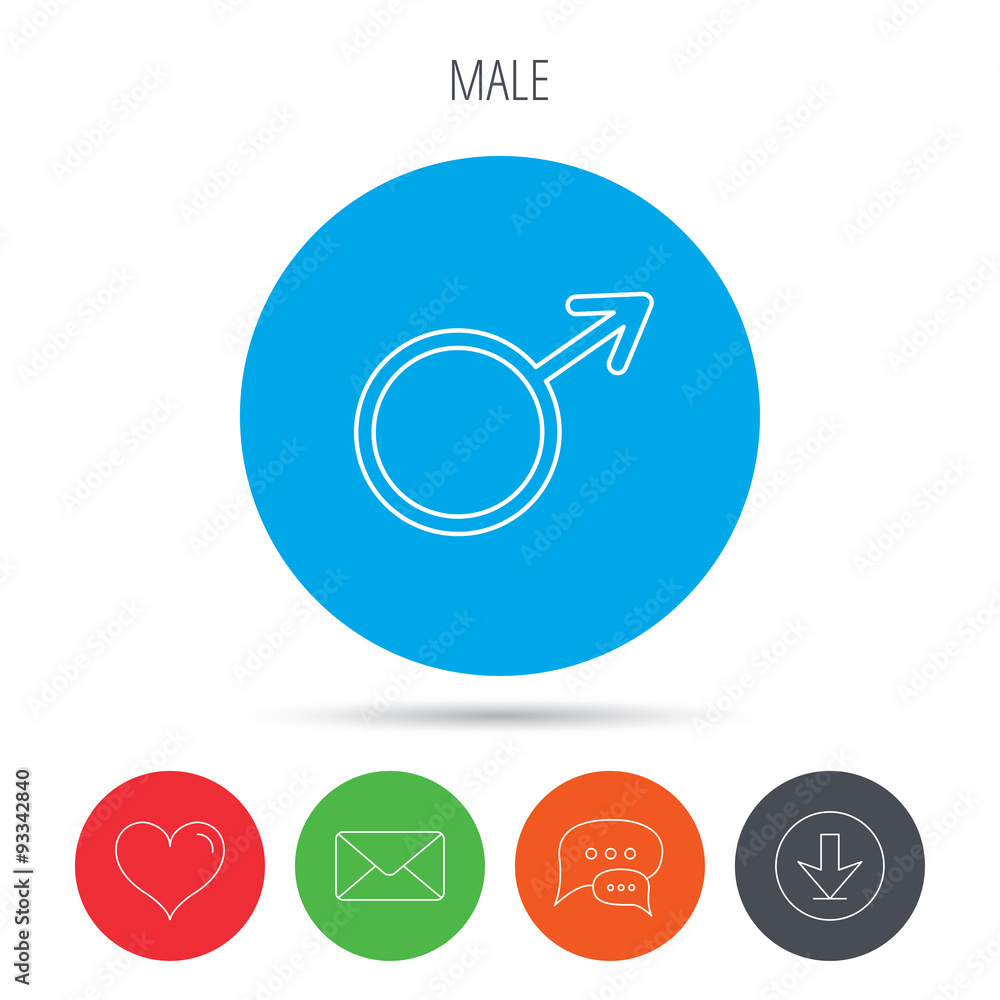 Male icon. Gentlemen sexuality sign. Male icon. Gentlemen sexuality sign.