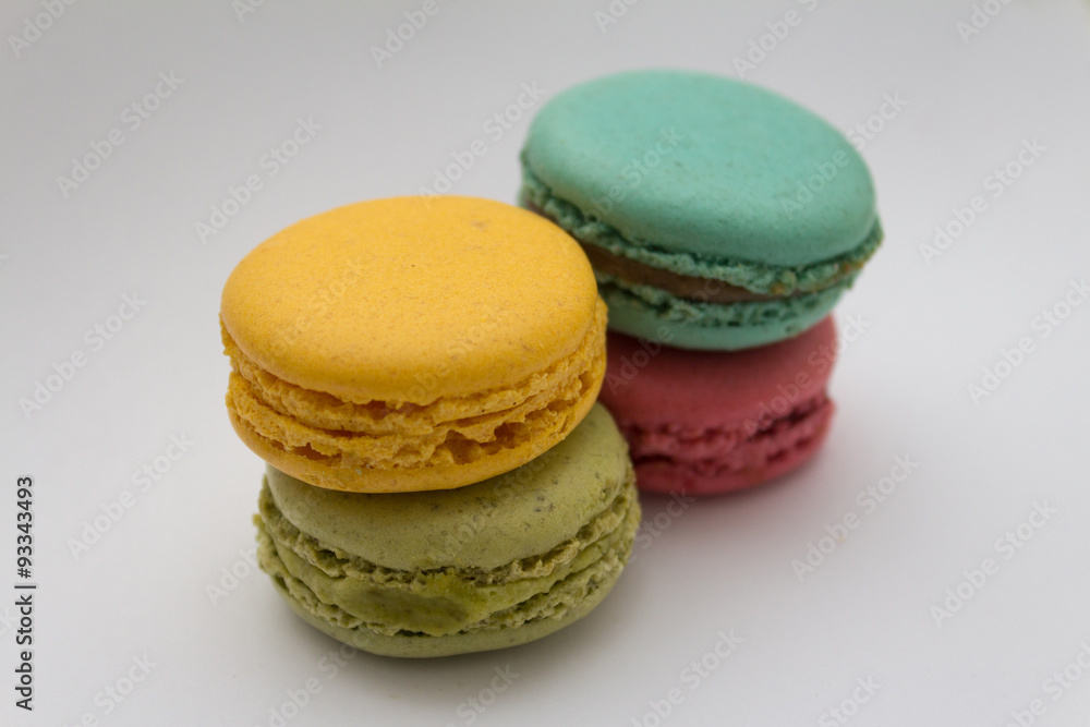 colored macarons. stacked macaroons. colored macarons. stacked macaroons.