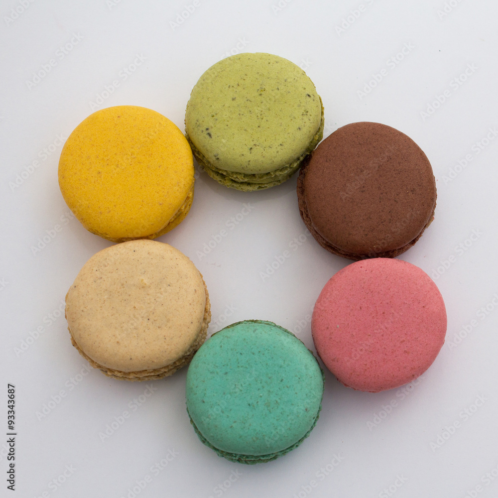 colored macarons. stacked macaroons. colored macarons. stacked macaroons.