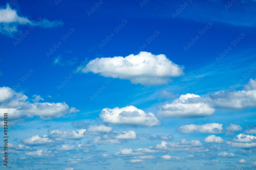 clouds in the blue sky clouds in the blue sky