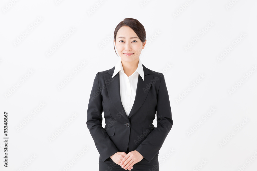 portrait of asian businesswoman isolated on white background portrait of asian businesswoman isolated on white background