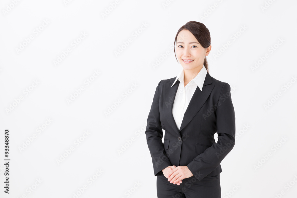 portrait of asian businesswoman isolated on white background portrait of asian businesswoman isolated on white background