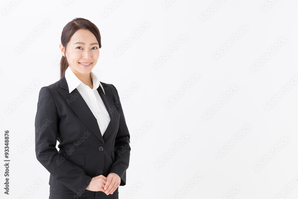 portrait of asian businesswoman isolated on white background portrait of asian businesswoman isolated on white background