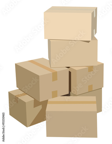 Cardboard boxes