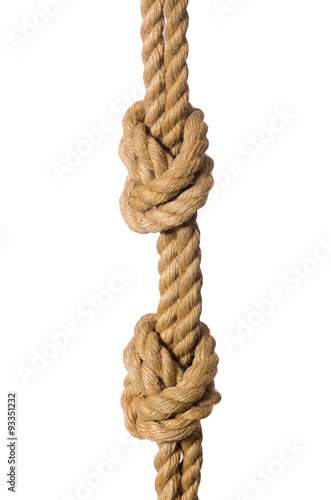 Rope isolated on the white background