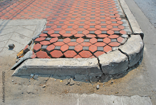 footpath pavement sidewalk
Damage
