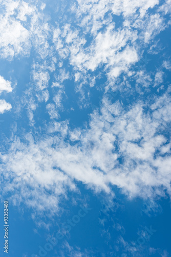 blue sky with cloud