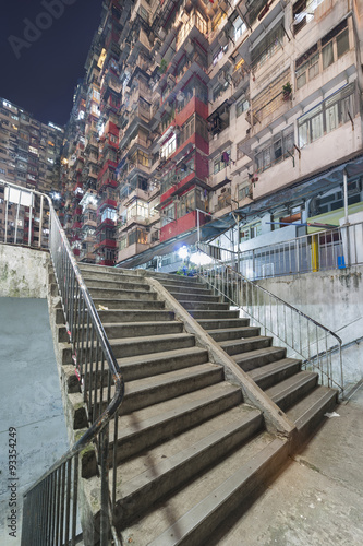 Old residential district in Hong Kong