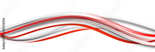welle wellen rot Hintergrund Banner Band