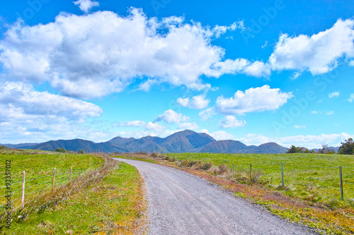 北軽井沢の浅間牧場の風景