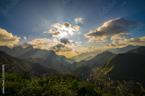 Mountain view enroute from 