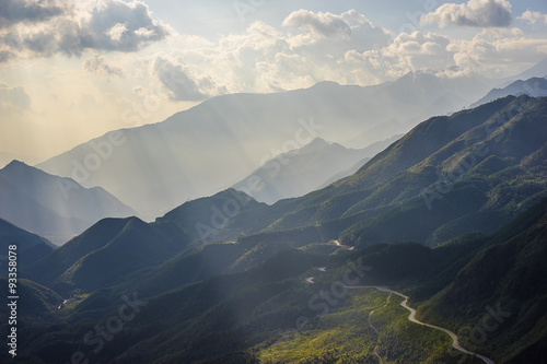 Mountain view enroute from 