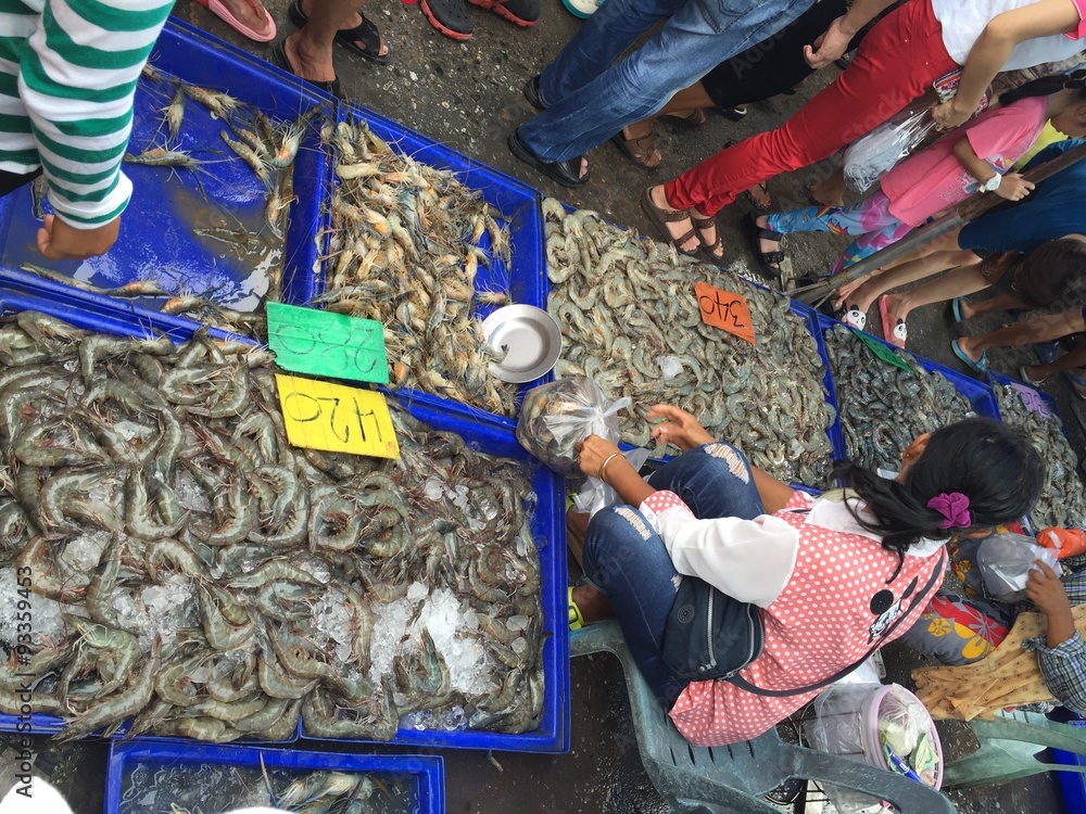 Obraz premium Market seafood,Pattaya