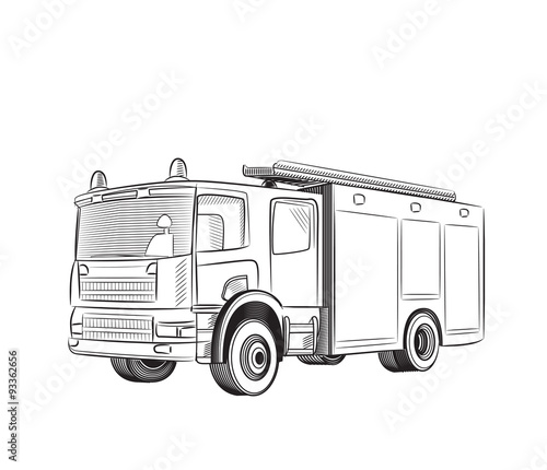 Fire truck.