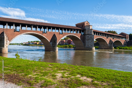 The bridge called "Ponte Coperto", a landmark in Pavia (northern Italy) © Roberto Lo Savio