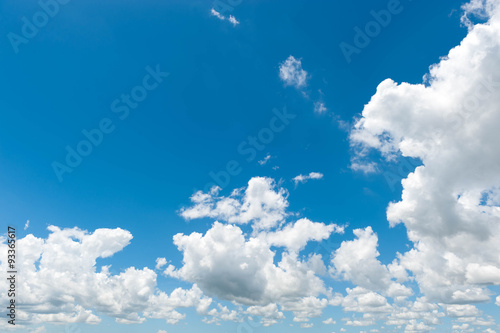 blue sky with cloud closeup © arhendrix