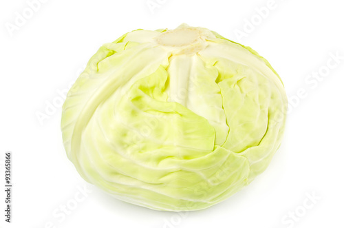 Cabbage on a white background © Stop war in Ukraine!