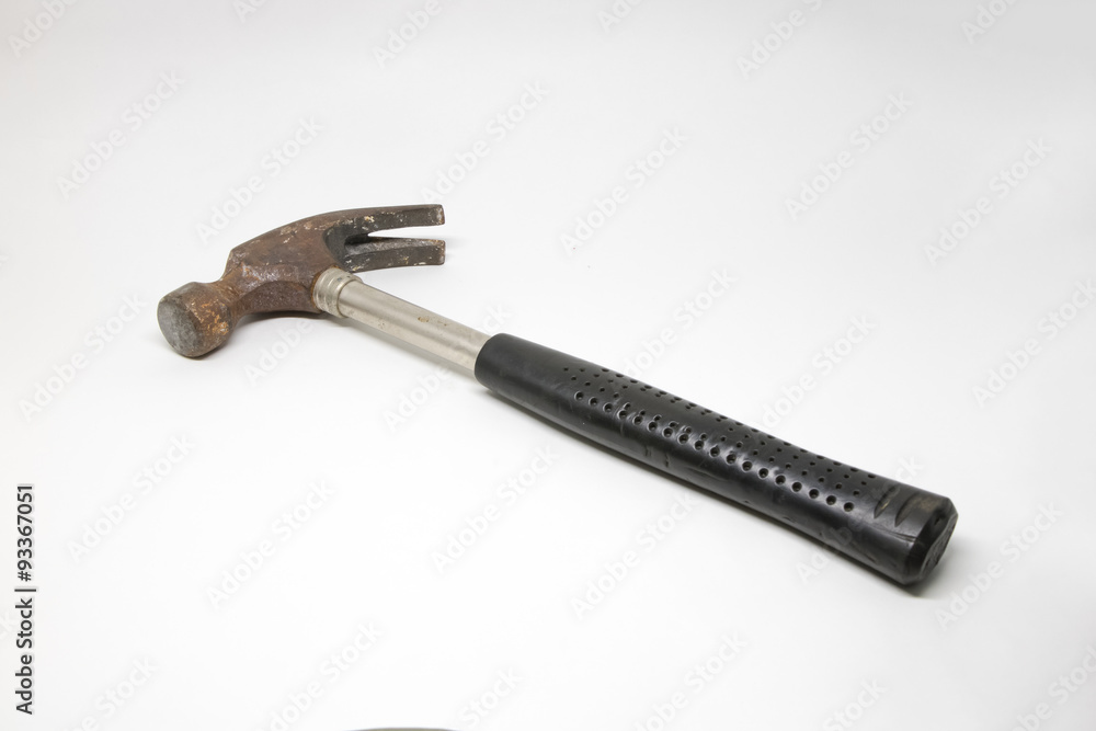 Hammer white isolate Background Hammer white isolate Background