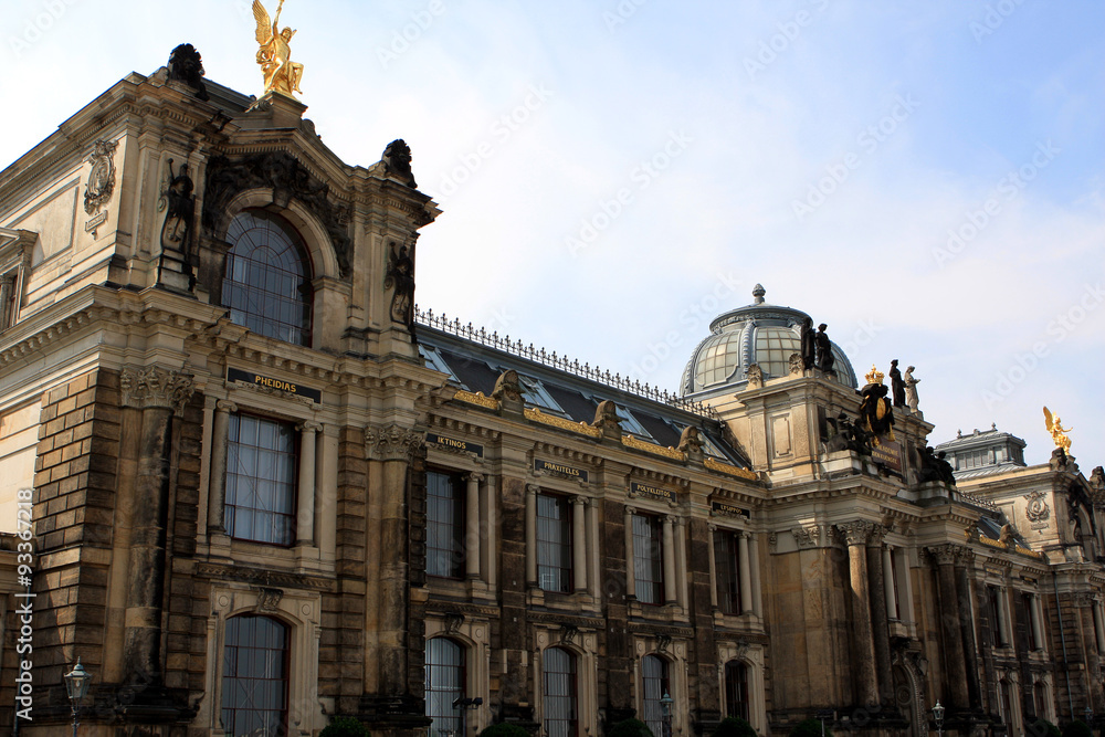 Obraz premium Buildings in the center of Dresden, Germany
