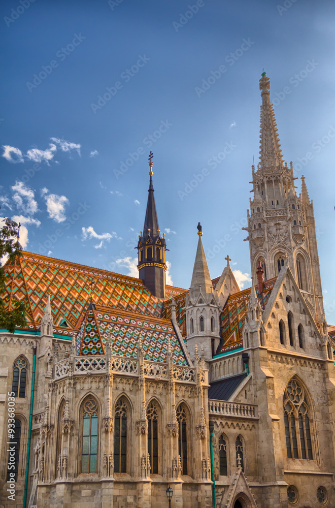 Roman Catholic Matthias Church in Budapest, Hungary
