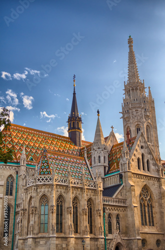 Roman Catholic Matthias Church in Budapest, Hungary   © wavemovies