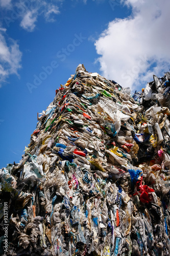 Plastic Waste Recycling - Stock Image