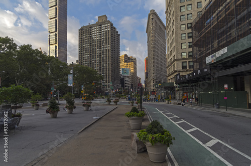 Intersection of Broadway and Fifth Avenue