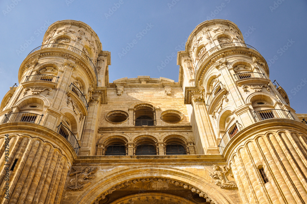 Cathedral of Malaga, Renaissance doorway, Andalusia, Spain