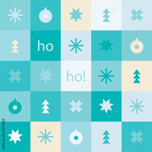 Vector seamless winter Christmas and New Year background