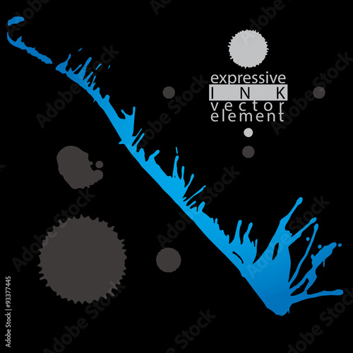 Vector colorful grungy wate...