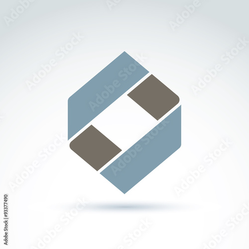 Geometric abstract icon, ab...