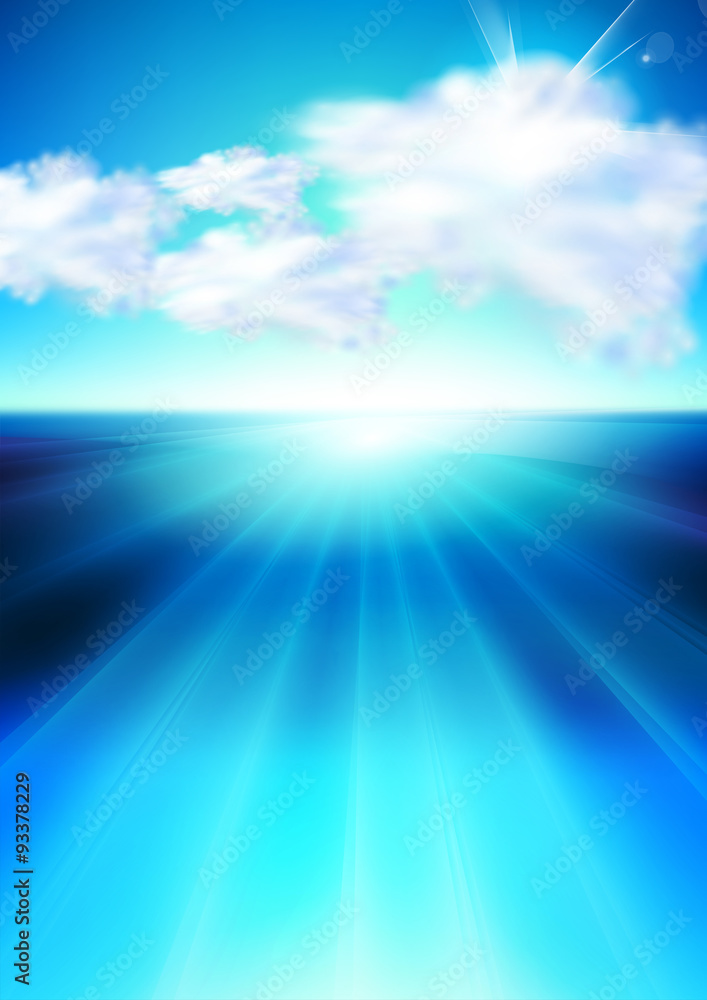 Underwater background realistic illustration easy editable Underwater background realistic illustration easy editable