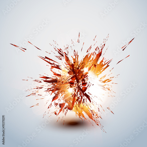 explode grunge background easy editable