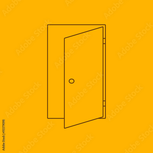 Door line icon