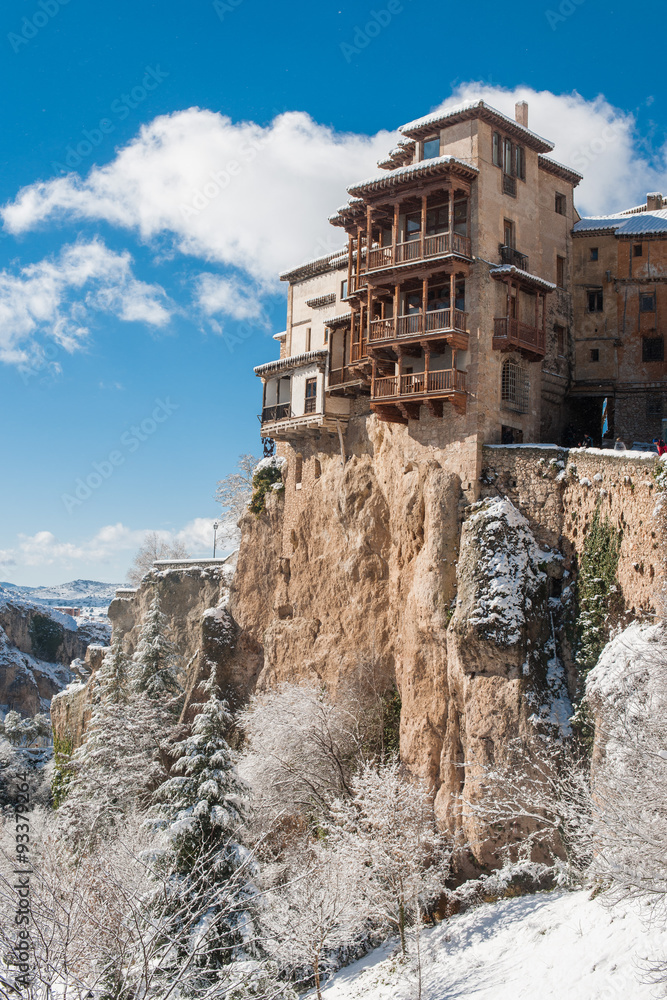 Casas colgantes de Cuenca foto de Stock | Adobe Stock