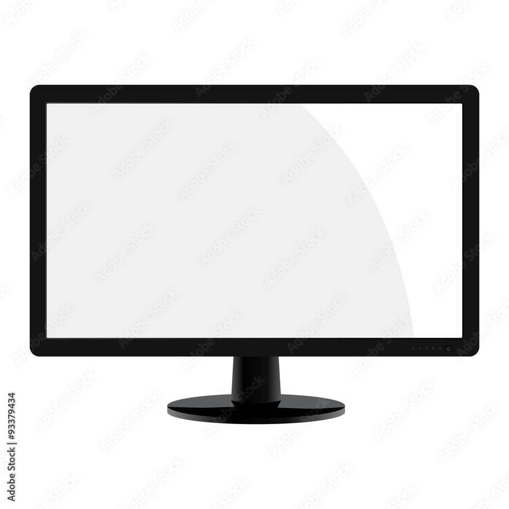 Monitor illustration Monitor illustration