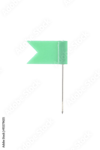 Pin bandera verde