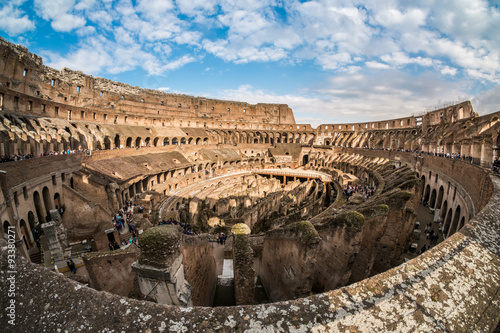 Interior of The Colosseum  Coliseum  also