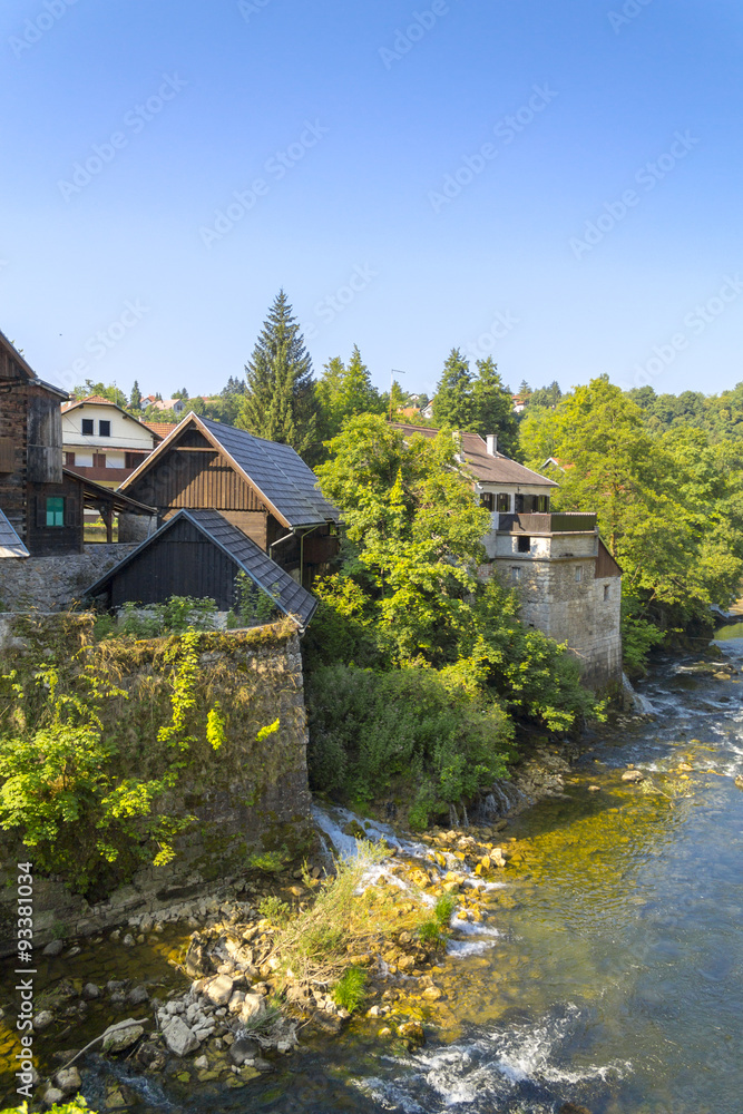 Houses of Rastoke in Sljunj