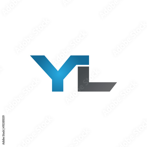 Free Download YL company linked letter logo blue - GFXLoad