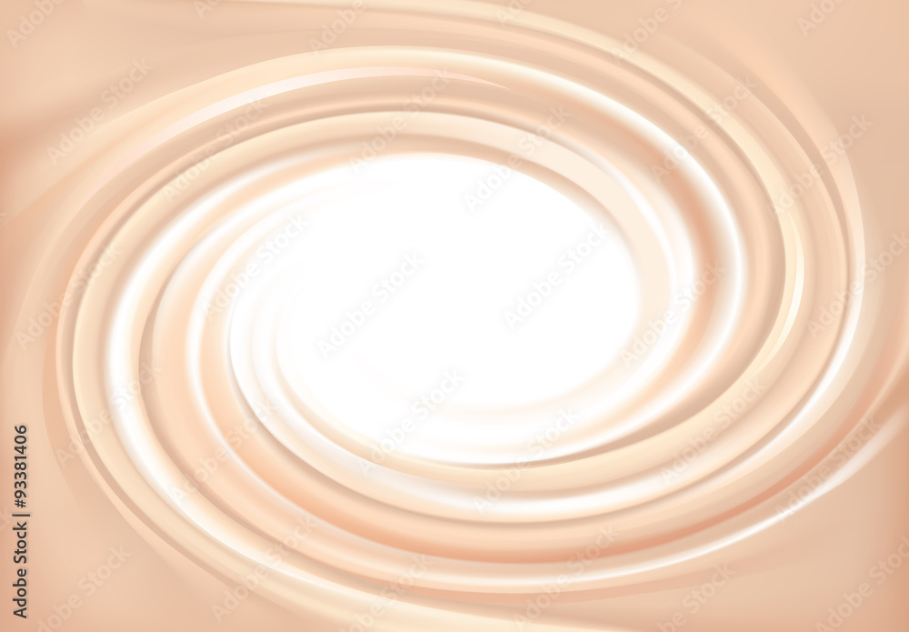 Obraz premium Vector backdrop of swirling creamy texture