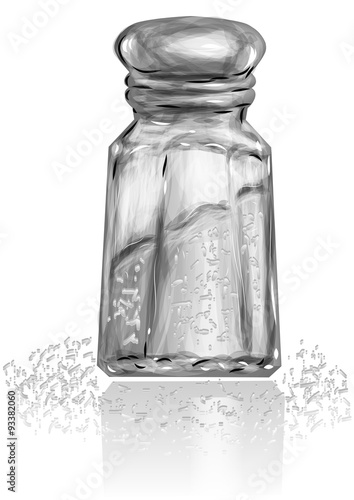 salt on white