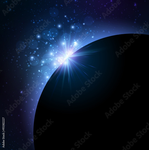 Earth planet background.