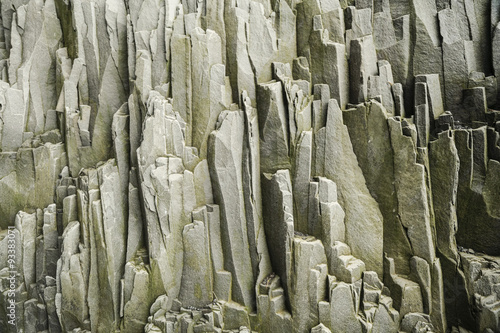 Fotografía Washed basaltic surface