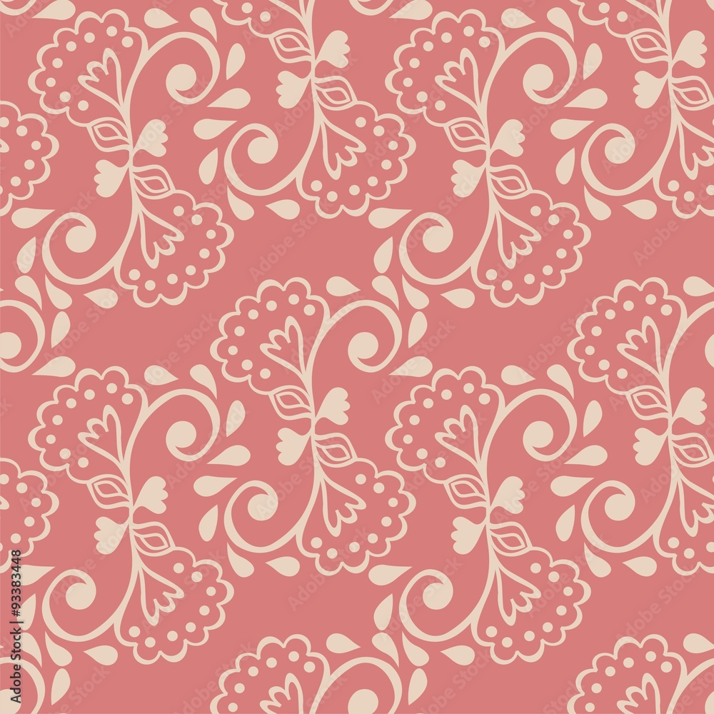 seamless floral pattern consists of tracery elements. Vector illustration. seamless floral pattern consists of tracery elements. Vector illustration.