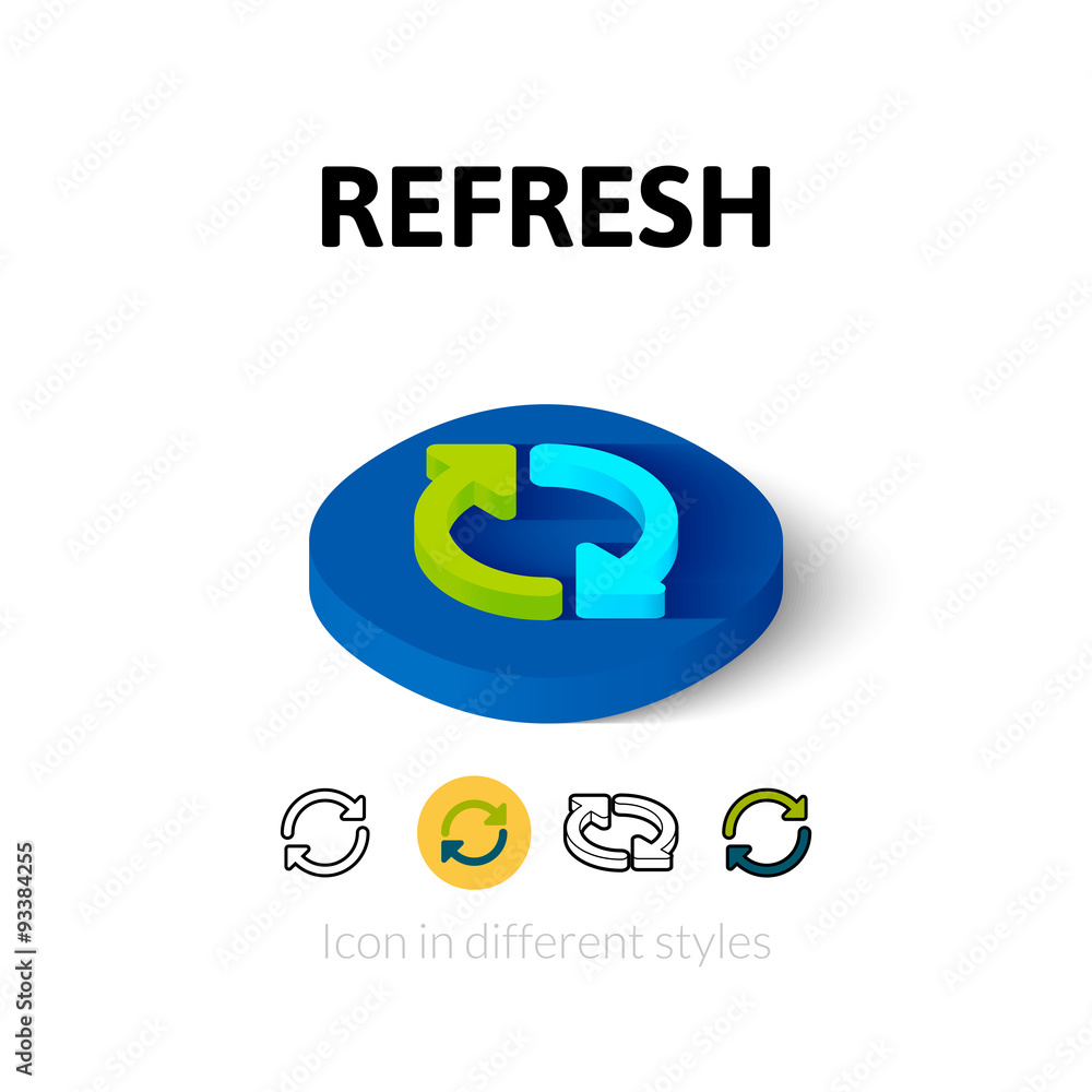 Refresh icon in different style Refresh icon in different style